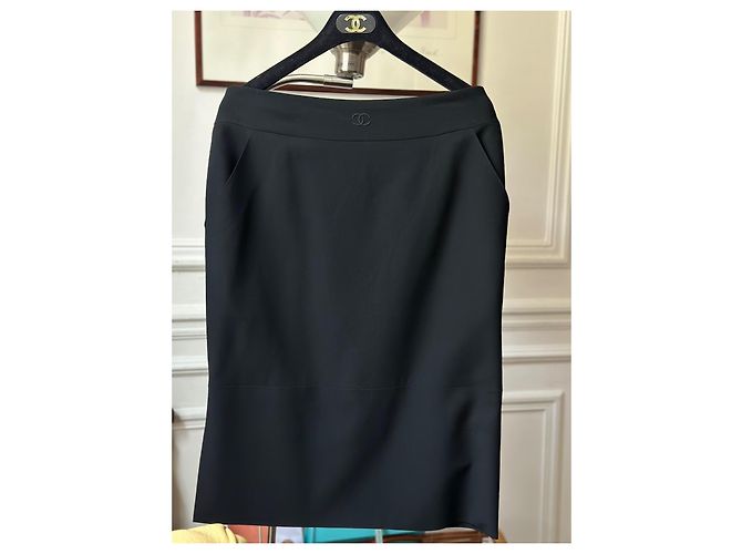 Falda CC de colección de Chanel Negro - vista 16
