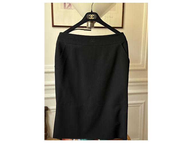Falda CC de colección de Chanel Negro - vista 18