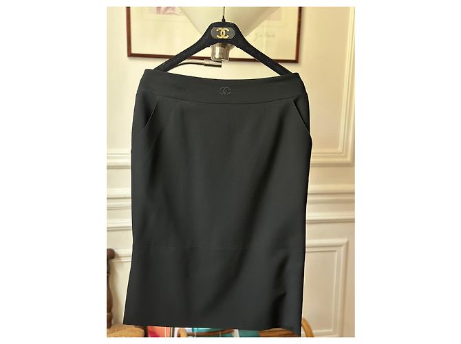 Falda CC de colección de Chanel Negro - vista 19