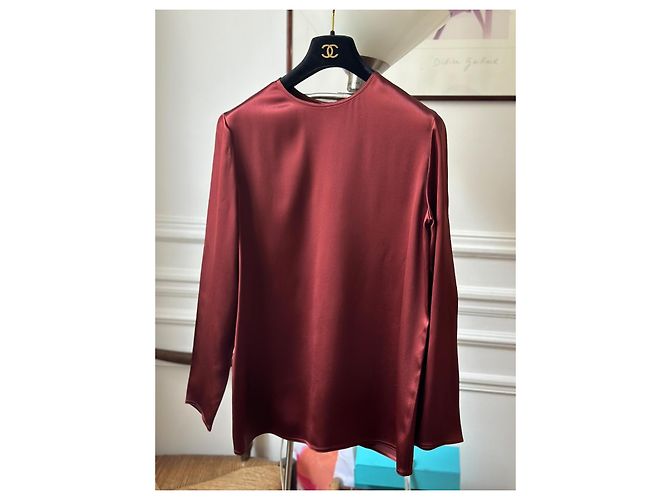 Top vintage raro di Chanel Bordò - vista 2
