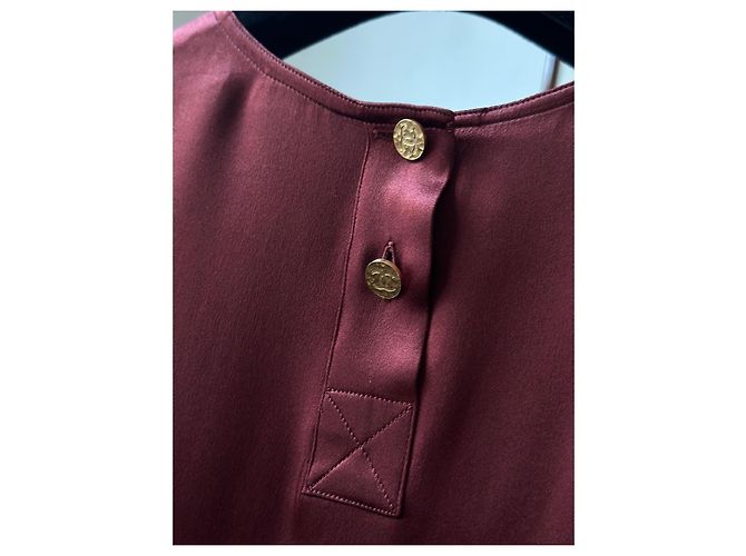 Top vintage raro di Chanel Bordò - vista 4