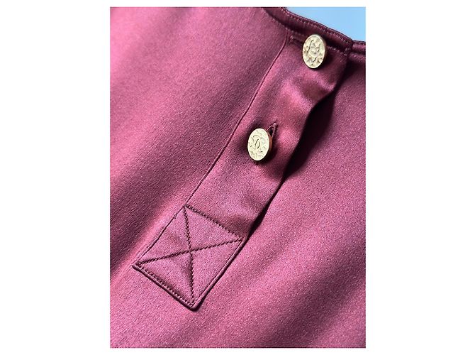 Top vintage raro di Chanel Bordò - vista 7