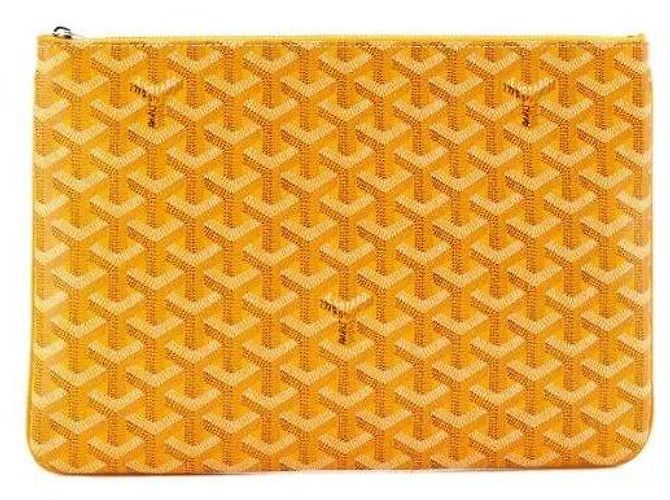 Pochette Senat MM Gialla Goyard Giallo - vista 5