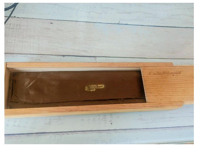 Autre Marque Emile Pequignet Quarz Uhr mit Eidechsenarmband Braun Golden - Ansicht 4