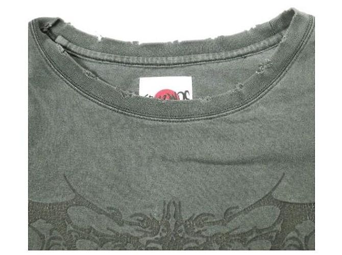 Autre Marque T-shirt a maniche lunghe in cotone FR(13)NDS Tribal Nero - vista 5