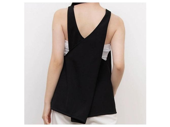 Autre Marque TOP DE POLIÉSTER CON CAPAS TRASERAS ELIN Negro - vista 4