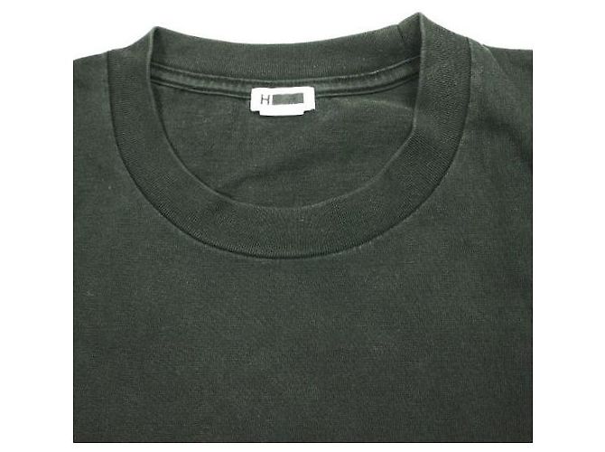 Autre Marque H BEAUTY&YOUTH Camiseta de algodón de cuello redondo Camiseta de algodón Negro - vista 5