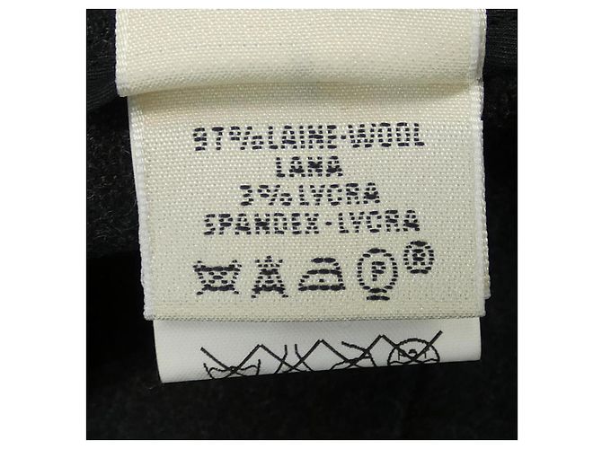 Calças de lã e spandex Hermès 34 Marrom - vista 3