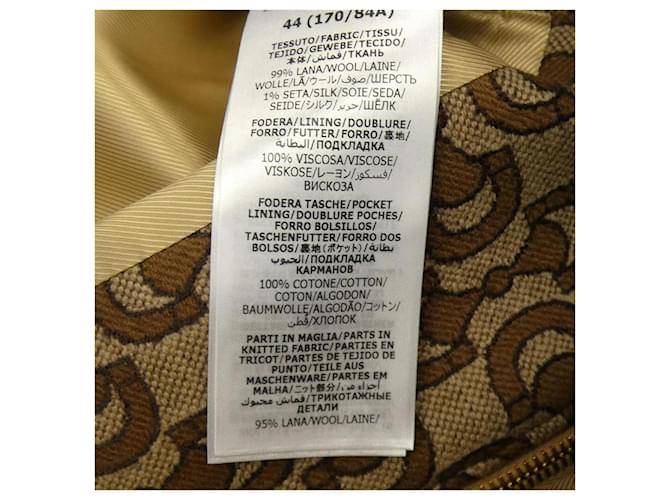 Chaqueta de algodón Gucci Castaño Beige - vista 3