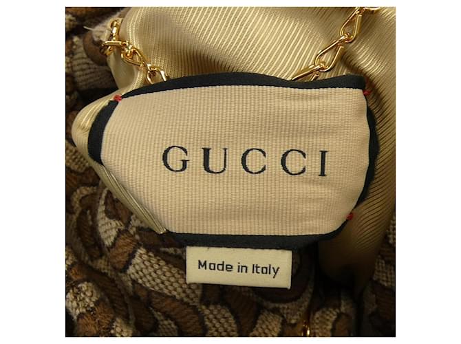Chaqueta de algodón Gucci Castaño Beige - vista 5