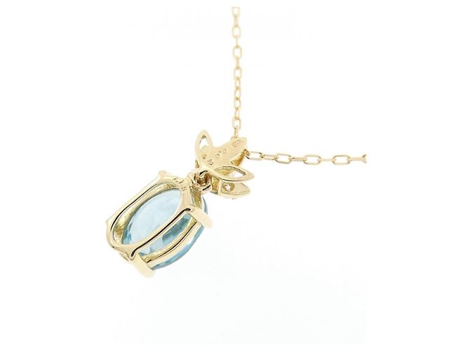 Autre Marque Collana con diamante di zircone Au750 D'oro - vista 4