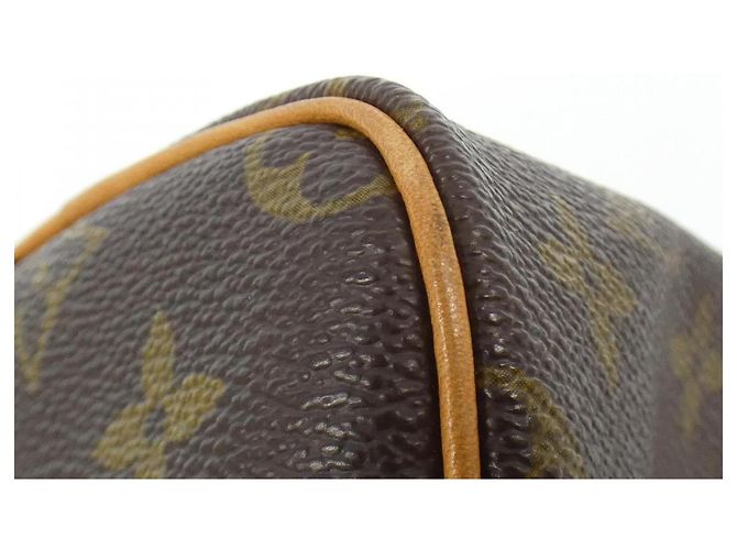 Borsa Boston Monogram Nano Speedy Louis Vuitton Marrone - vista 3