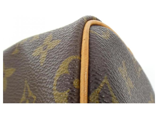 Borsa Boston Monogram Nano Speedy Louis Vuitton Marrone - vista 5