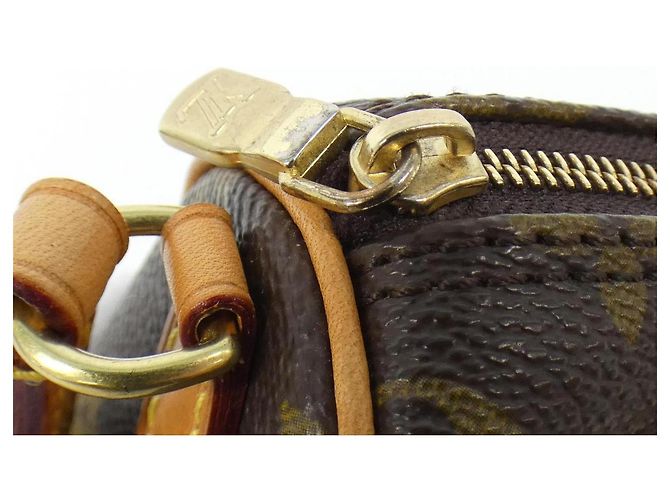 Borsa Boston Monogram Nano Speedy Louis Vuitton Marrone - vista 6