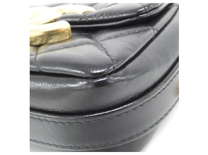 Timeless Clutch de Cadena de Piel de Cordero Chanel Negro - vista 3