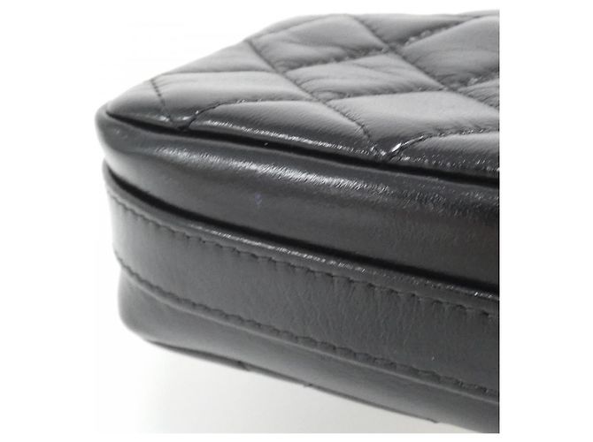 Timeless Clutch de Cadena de Piel de Cordero Chanel Negro - vista 4
