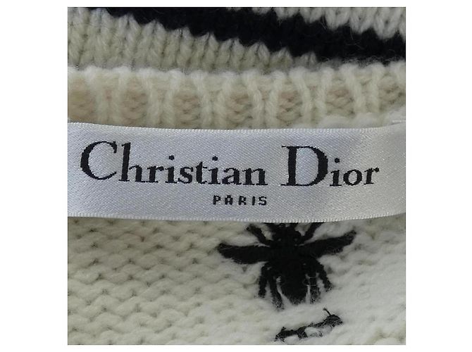 Chaleco de cachemira Christian Dior Blanco - vista 4