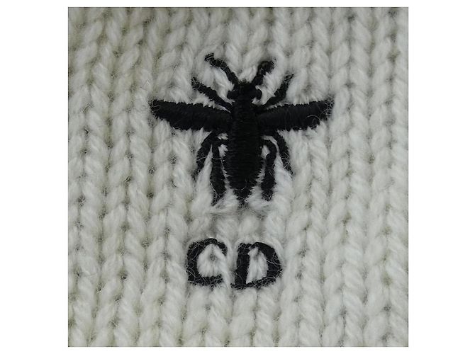 Chaleco de cachemira Christian Dior Blanco - vista 6
