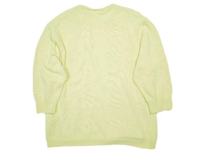 Autre Marque BEAUTY&YOUTH UNITED ARROWS Pullover aus Baumwolle und Polyester mit tiefem Bootsausschnitt Gelb - Ansicht 2