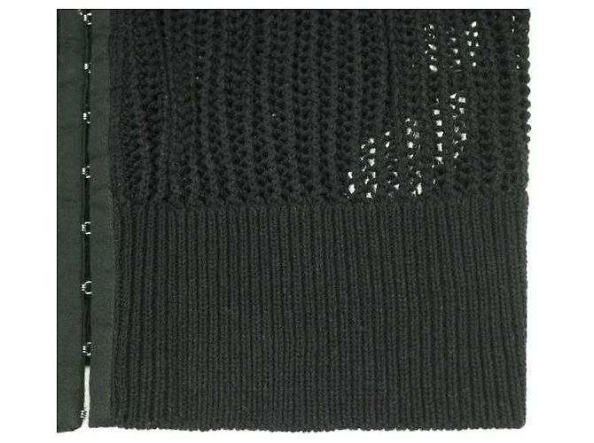 Autre Marque Cárdigan de punto con cuello redondo y cierre frontal Ray BEAMS 24SS Negro - vista 7