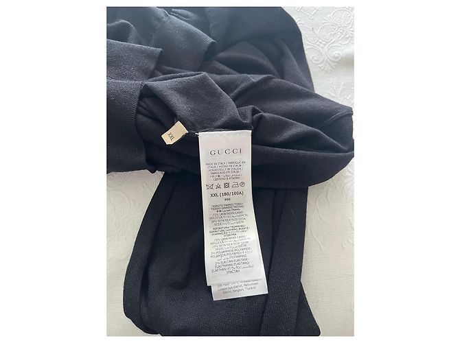 Gucci schwarzer Wollcardigan mit GG-Knöpfen - Ansicht 10