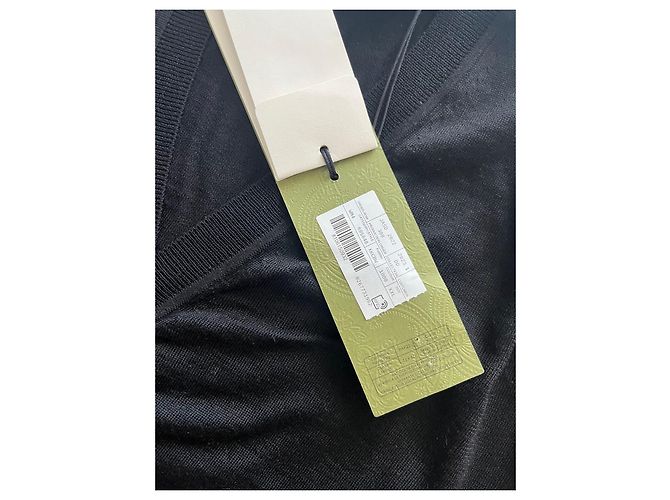 Gucci schwarzer Wollcardigan mit GG-Knöpfen - Ansicht 5