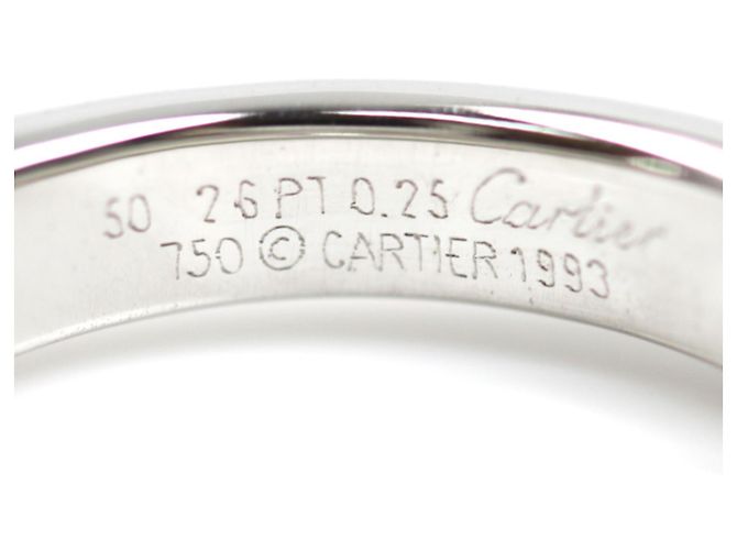 Anello Ellisse in Oro Bianco 18K Cartier - vista 5