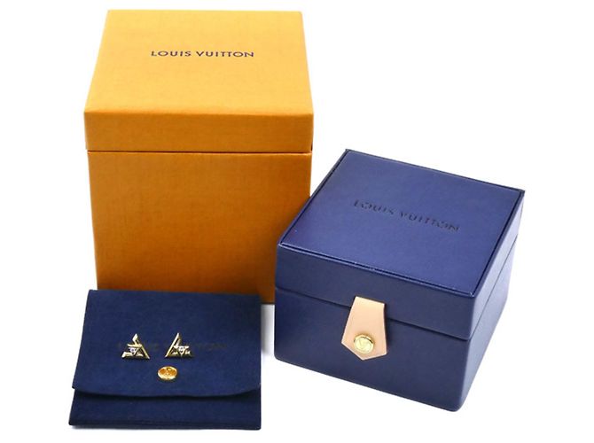 Orecchini Vault One in oro giallo 18K Louis Vuitton - vista 5