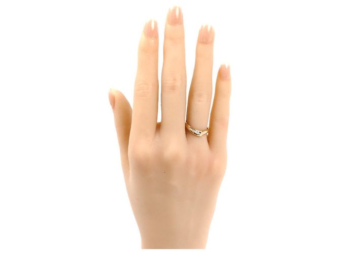 Tiffany & Co Tiffany 18K Roségold Offenes Herz Diamantring - Ansicht 7