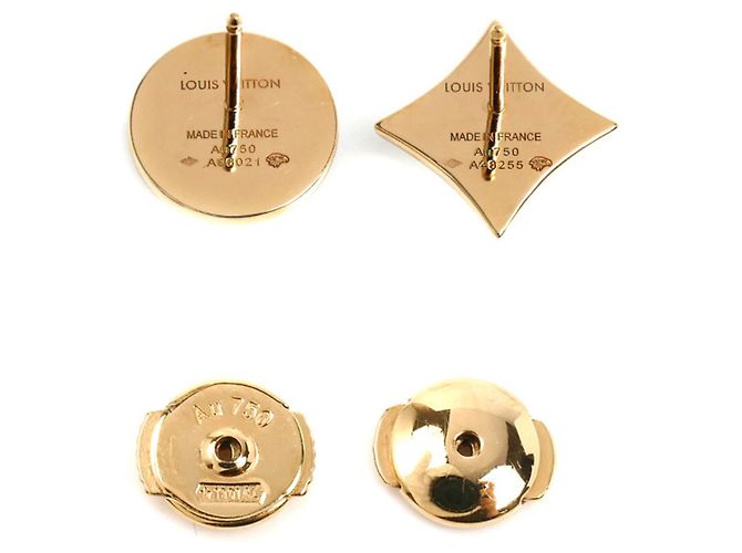 Pendientes Louis Vuitton de oro rosa de 18K Star Sun Blossom - vista 3
