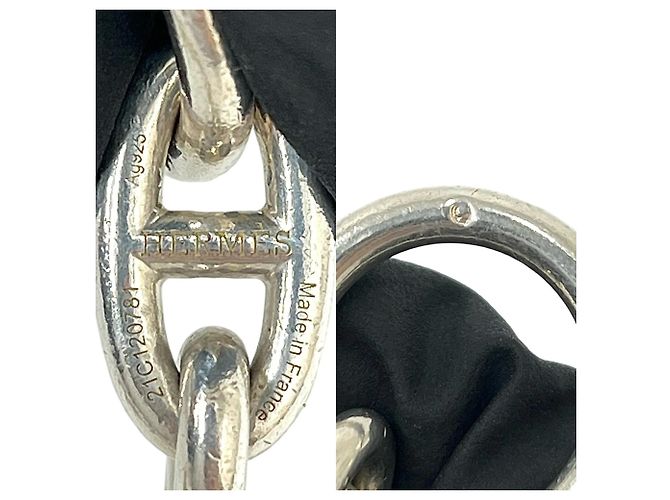 Hermès Bracciale Charm Chaine d'Ancre GM Hermes Argento - vista 3