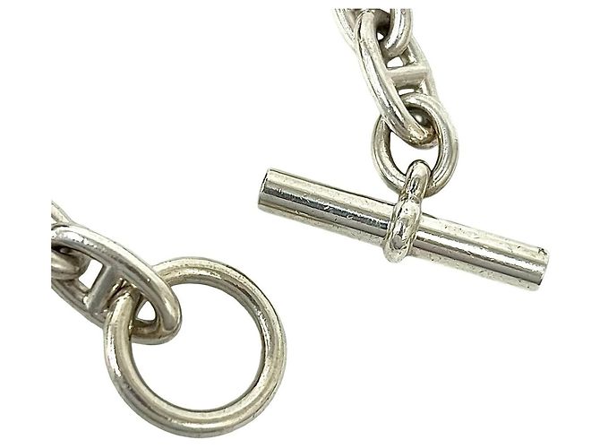 Hermès Bracciale Charm Chaine d'Ancre GM Hermes Argento - vista 4