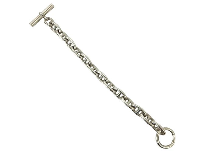 Hermès Bracciale Charm Chaine d'Ancre GM Hermes Argento - vista 5
