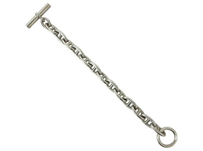 Hermès Bracciale Charm Chaine d'Ancre GM Hermes Argento - vista 6