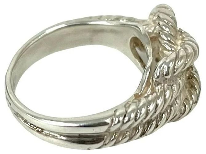 Ring Hermès Anello in argento sterling 925 HERMES Audienne Twist Rope - vista 5