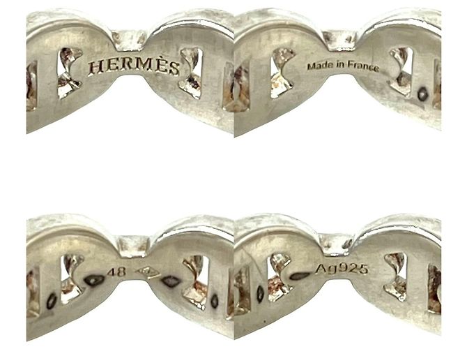 Hermès Chaine d'Ancre Enchainée Ring Silber - Ansicht 3