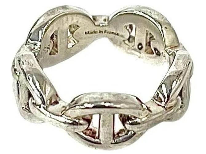 Hermès Chaine d'Ancre Enchainée Ring Silber - Ansicht 4