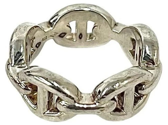 Hermès Chaine d'Ancre Enchainée Ring Silber - Ansicht 5