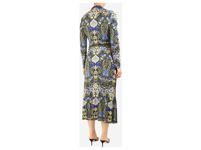 Etro Mehrfarbiges Blumenhemd-Midi-Kleid - Größe UK 12 Mehrfarben - Ansicht 2