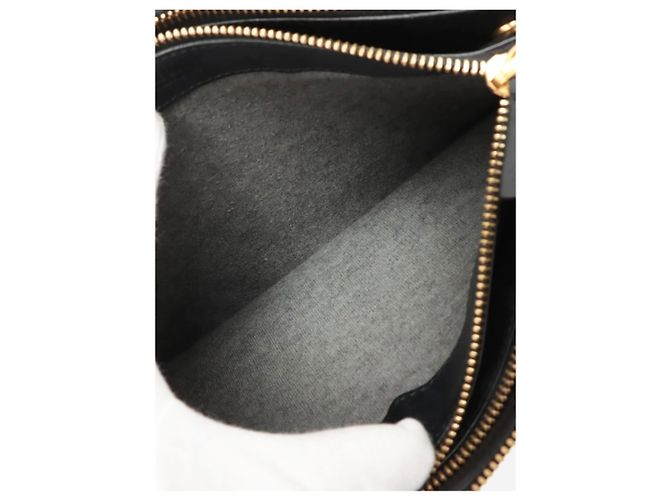 Céline Bolsa de couro Trio preta - vista 11