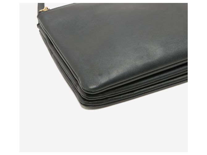 Céline Bolsa de couro Trio preta - vista 3