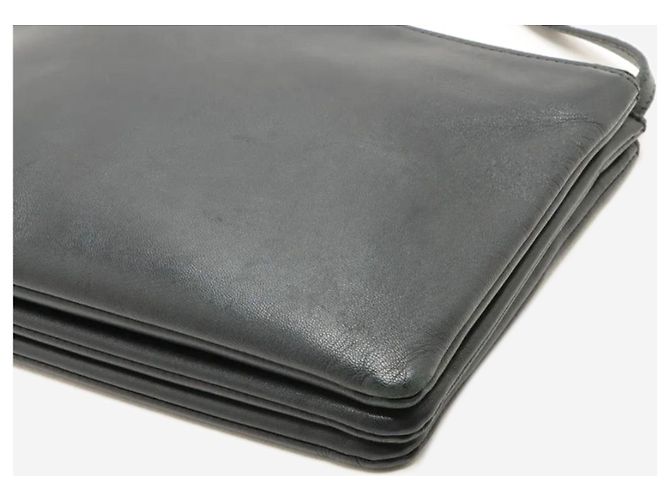 Céline Bolsa de couro Trio preta - vista 4