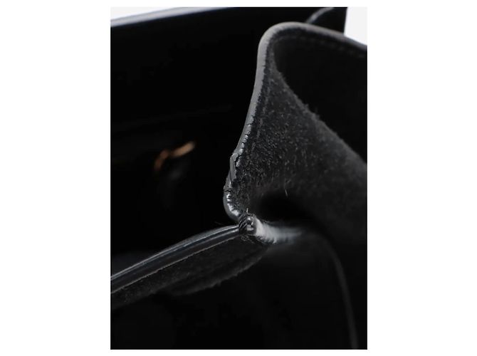 Céline Borsa tote Phantom in suede nero - vista 10