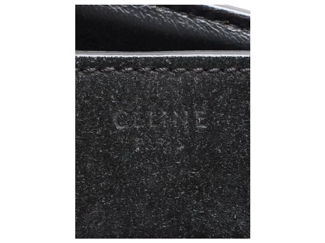 Céline Borsa tote Phantom in suede nero - vista 12
