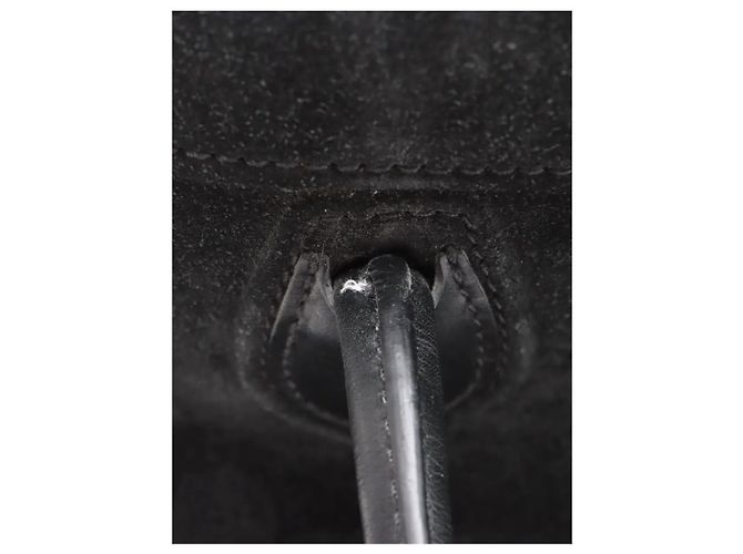 Céline Borsa tote Phantom in suede nero - vista 7