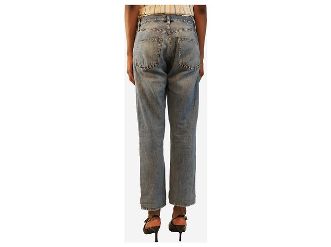 Frame Denim Blaue Le Slouch Jeans - Größe UK 6 - Ansicht 3