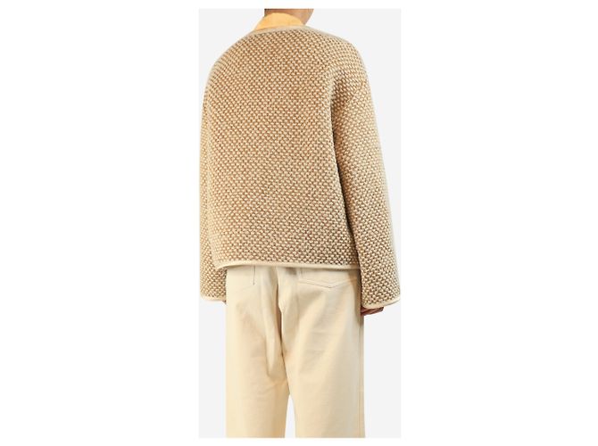 Forte Forte Gold Tweed Lurex-Jacke - Größe UK 10 Golden - Ansicht 2