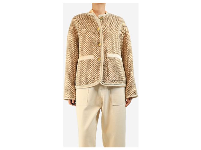 Forte Forte Gold Tweed Lurex-Jacke - Größe UK 10 Golden - Ansicht 3