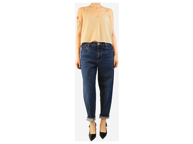 Frame Denim Blue The Candle Jeans - Größe UK 12 Blau - Ansicht 2