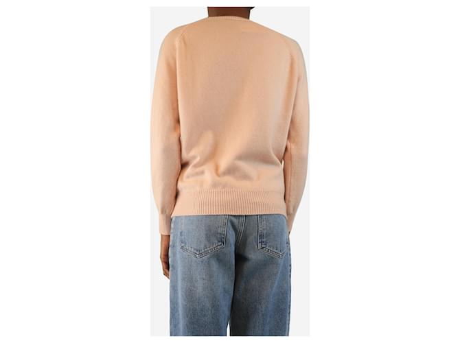 Aime Rosa Kaschmir-Pullover - Größe UK 8 Pink - Ansicht 2